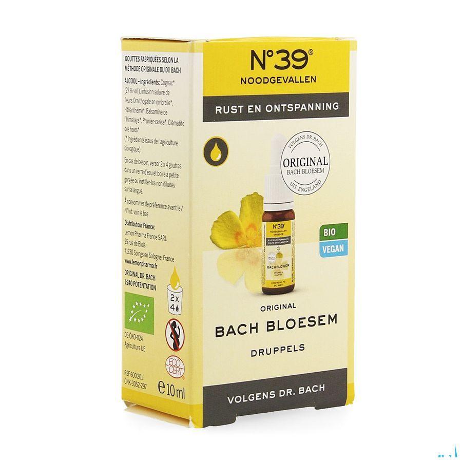 Bachbloesem Nr 39 Noodgevallen Druppels 10 ml  -  Eureka Pharma
