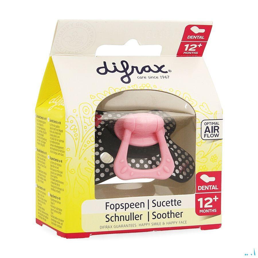 Difrax Sucette Dental Renforcee + 12m 346  -  Difrax