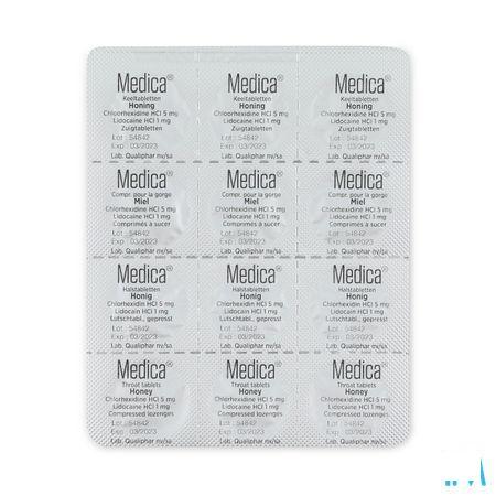 Medica Keeltabletten Honing Zuigtabl 36