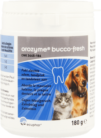 Orozyme Bucco-Fresh Chien Chat 180G  -  Ecuphar