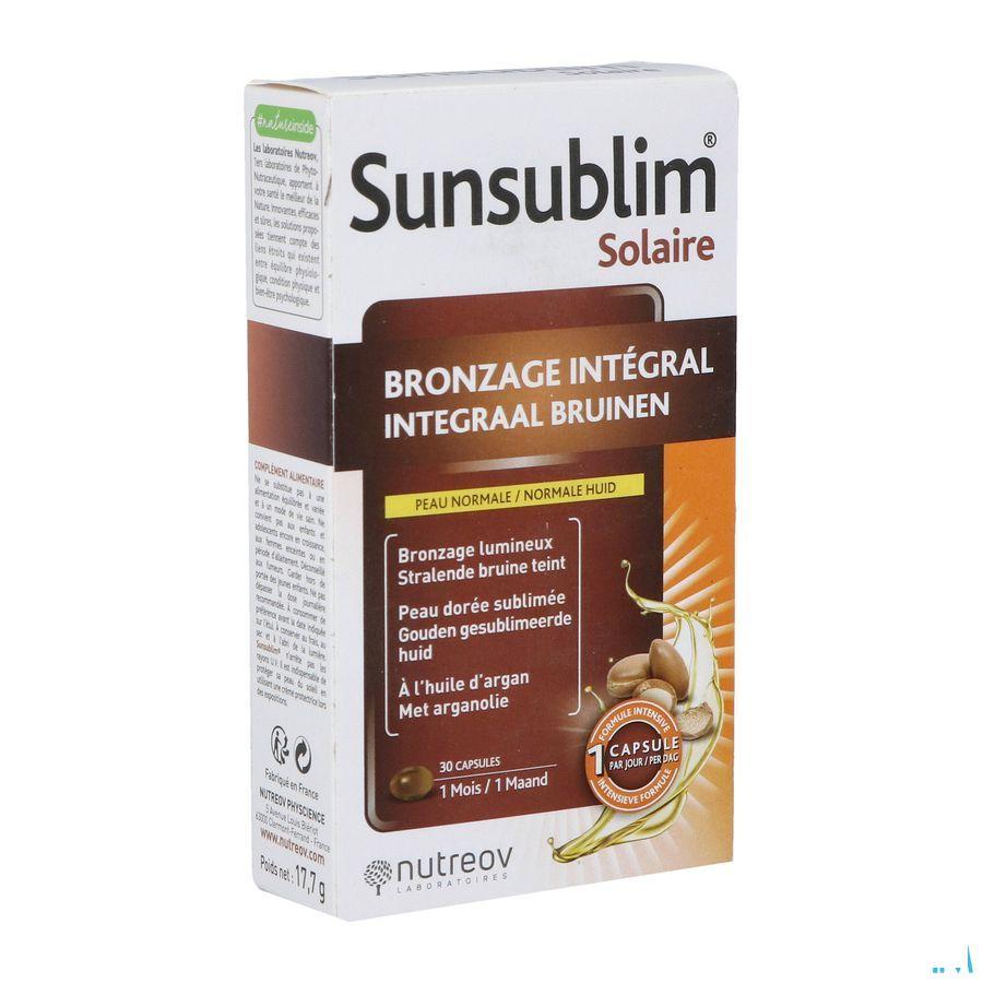 Sunsublim Integraal Bruinen Capsule 30 