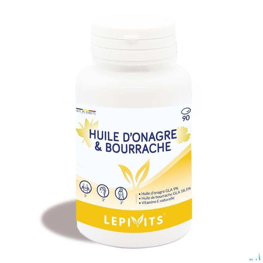 Lepivits Huile Onagre & Bourrache Bio Caps 90