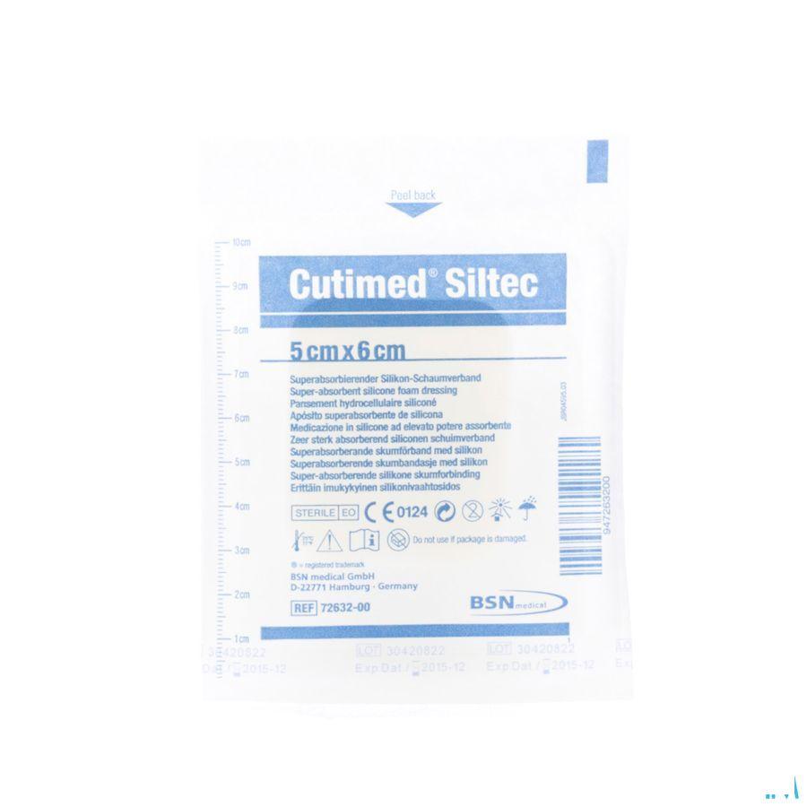 Cutimed Siltec Kompres Sterieliel 5,0X 6,0Cm 1 7328500
