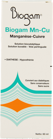 Biogam Mn-cu Flacon 60 ml  -  Sterop