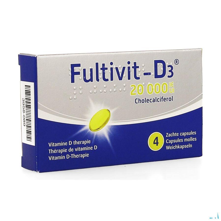 Fultivit-d3 20000IECapsule Zacht 4  -  EG
