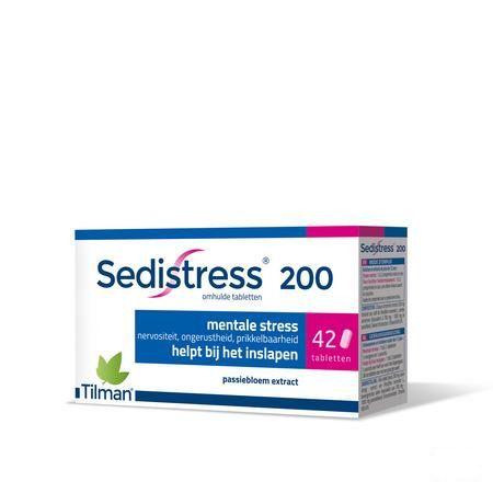 Sedistress 200 Omhulde Tabletten 42  -  Tilman