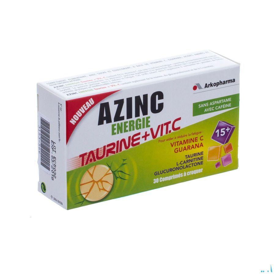 Azinc Energie Taurine Comprimes Ã  Croquer 30 3299039  -  Arkopharma
