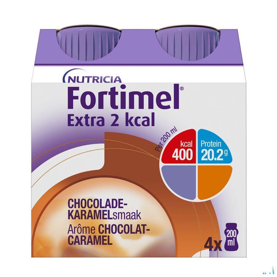 Fortimel Extra 2Kcal Chocolat Caramel 4X200 ml  -  Nutricia