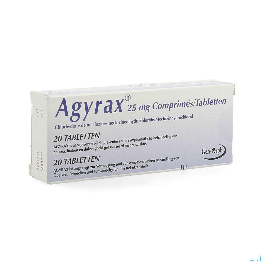 Agyrax 25mg Comp 20
