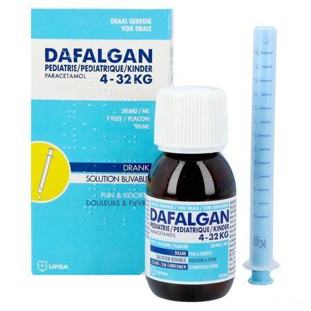 Dafalgan Pediatrie 30 mg/ml Sirop Flacon 90 ml
