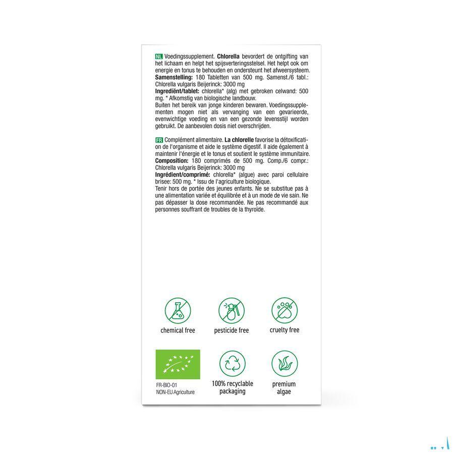 Purasana Chlorella Broken Cell Wall Bio Comprimes 180
