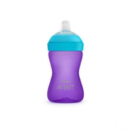 Philips Avent Drinkbeker Zachte Tuit 300  ml Lila  -  Bomedys