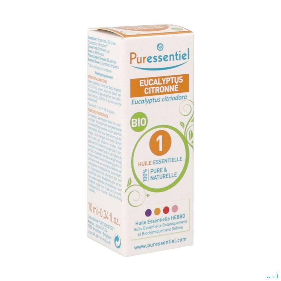 Puressentiel Eo Eucalyptus Citroen Bio Ess Ol.10 ml  -  Puressentiel