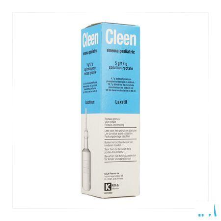 Cleen Enema Pediatric 5 gr/12g Oplossing Rect.gebr.fl 66 ml 