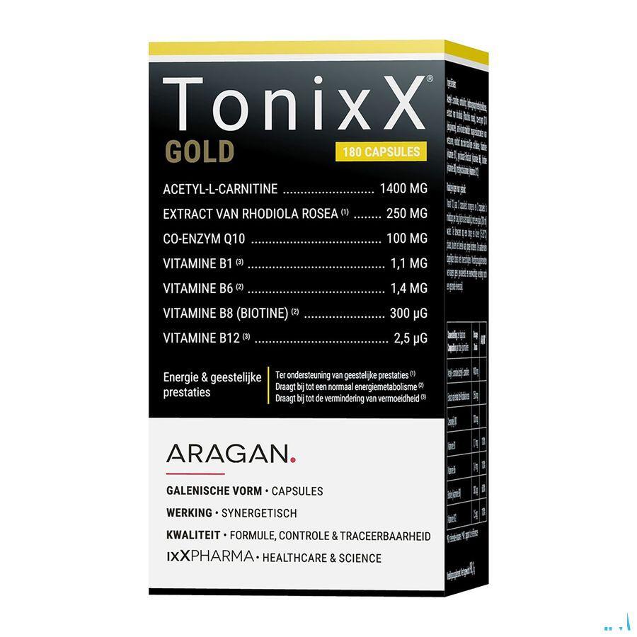 Tonixx Gold Caps 180