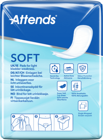 Attends Soft 2 Normal Inleg Anatom. 1x12