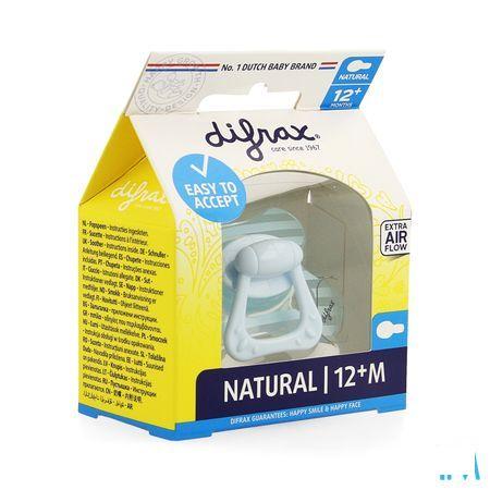 Difrax Fopspeen Natural 12 + M  -  Difrax