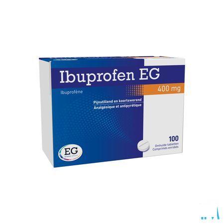 Ibuprofen EG 400 mg Comprimes Pellicules 100 X 400 mg  -  EG