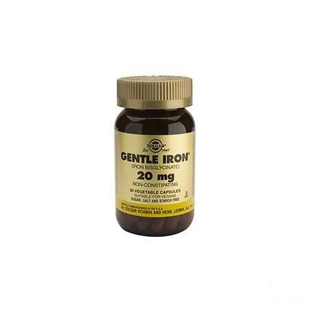 Solgar Gentle Iron V-Capsule 180x20 mg  -  Solgar Vitamins