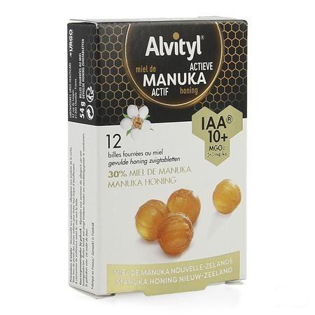 Alvityl Gevulde Zuigtabl Manuka Iaa 10+ 12  -  Urgo Healthcare