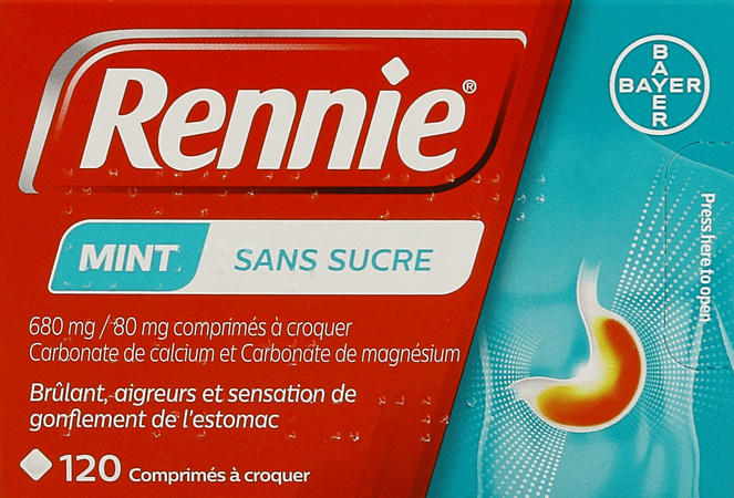 Rennie Zonder Suiker Pastilles 120