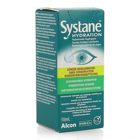 Systane Hydratation Oogdruppels Zonder Bewaarmiddel Flacon 10 ml 