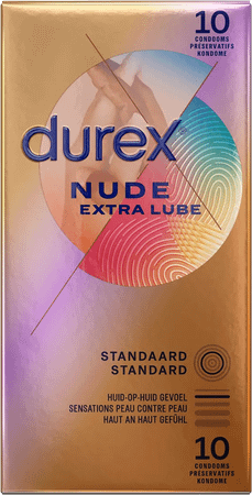 Durex Nude Extra Lube Condooms 10