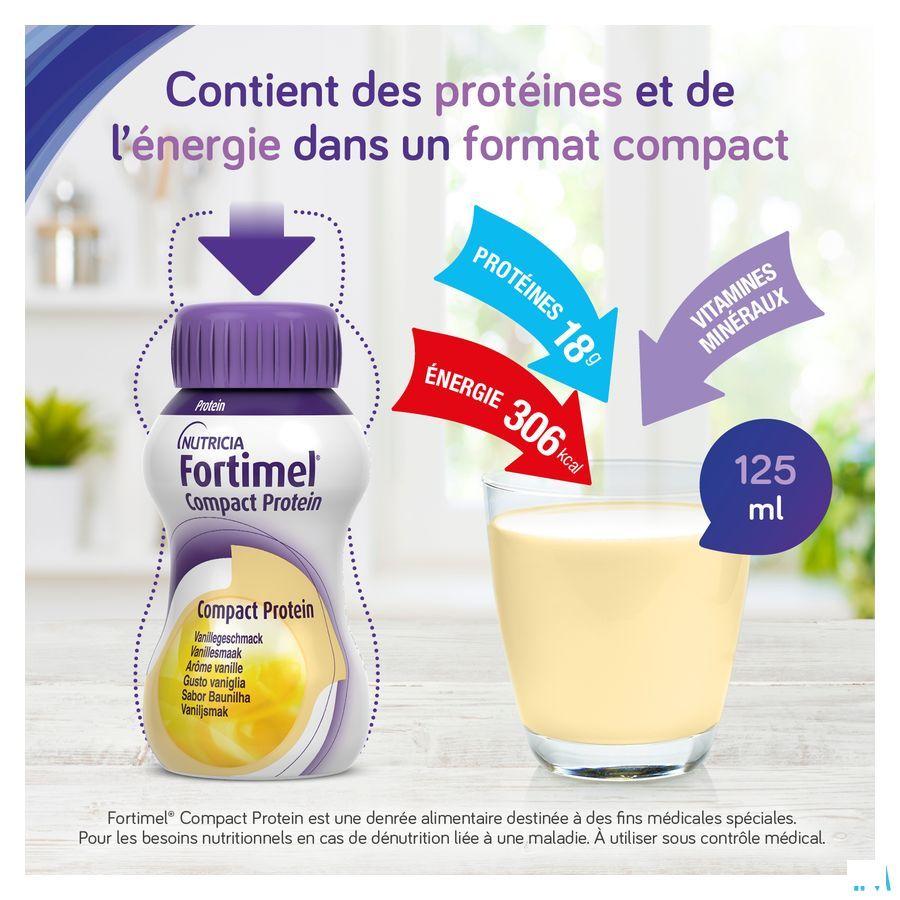 Fortimel Compact Protein Aardbei 4x125 ml  -  Nutricia