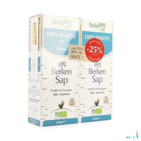 Herbalgem Depuraseve Duo Bio 2x250 ml Nl  -  Herbalgem