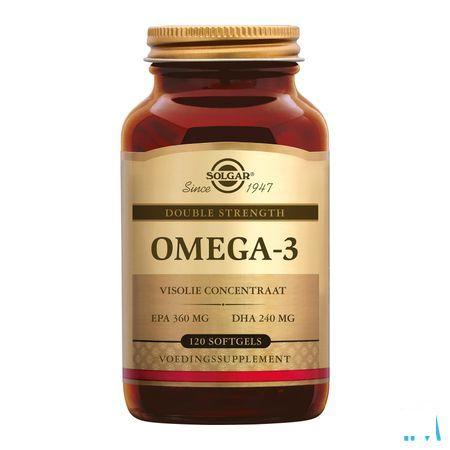 Solgar Omega-3 Double Strength Softgel 120  -  Solgar Vitamins