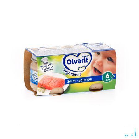 Olvarit Ingredient Zalm Pot 2x80 gr 123221  -  Nutricia