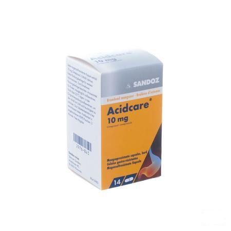 Acidcare 10 mg Sandoz Capsule Maagsapres 14 X 10 mg 