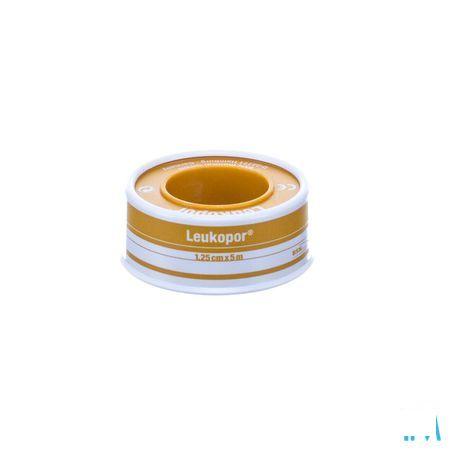 Leukopor Deksel Kleefpleist. 1,25cmx5,0m 1 0247100
