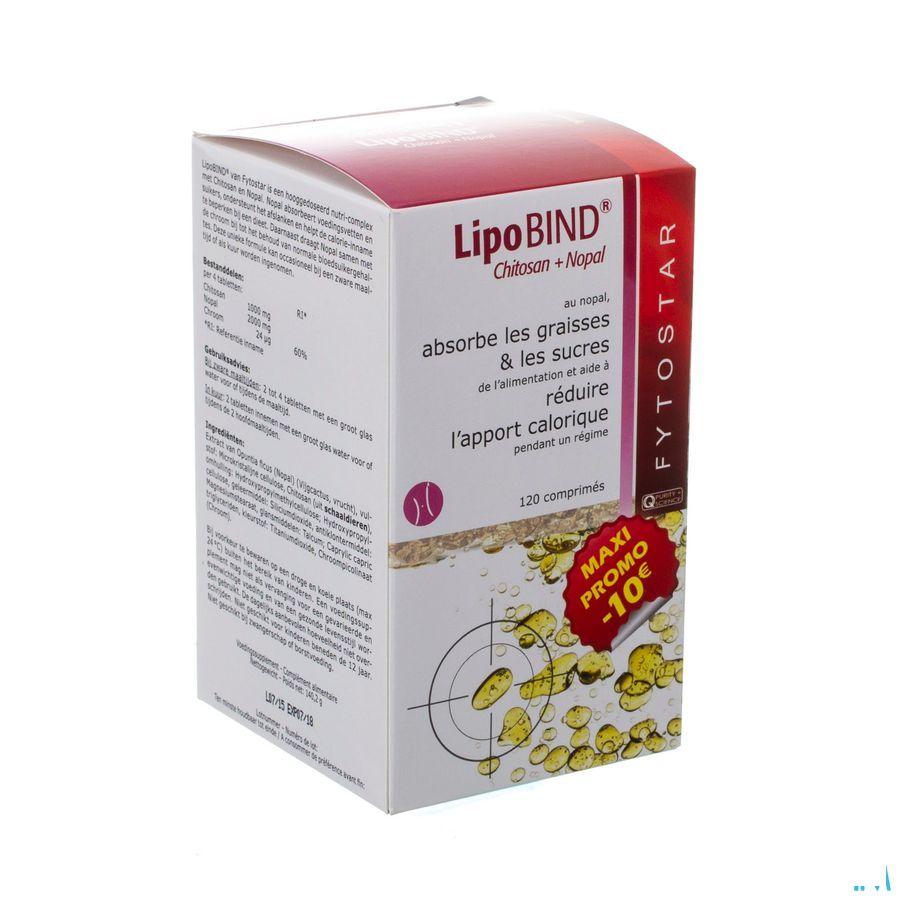 Fytostar Lipobind Chitosan Nopal Comprimes 120  -  Ocebio