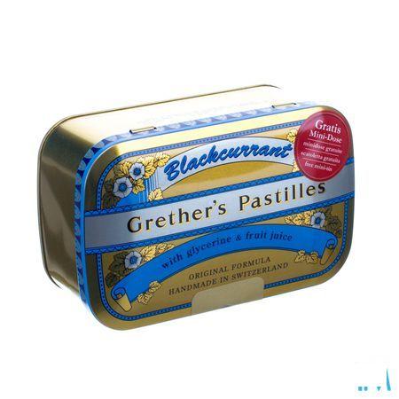 Grether's Pastilles Blackcurrant Pastille 440 gr  -  Melisana