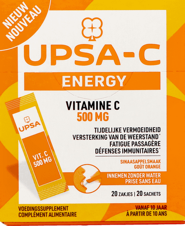Upsa C Energy 500 mg Zakje 20
