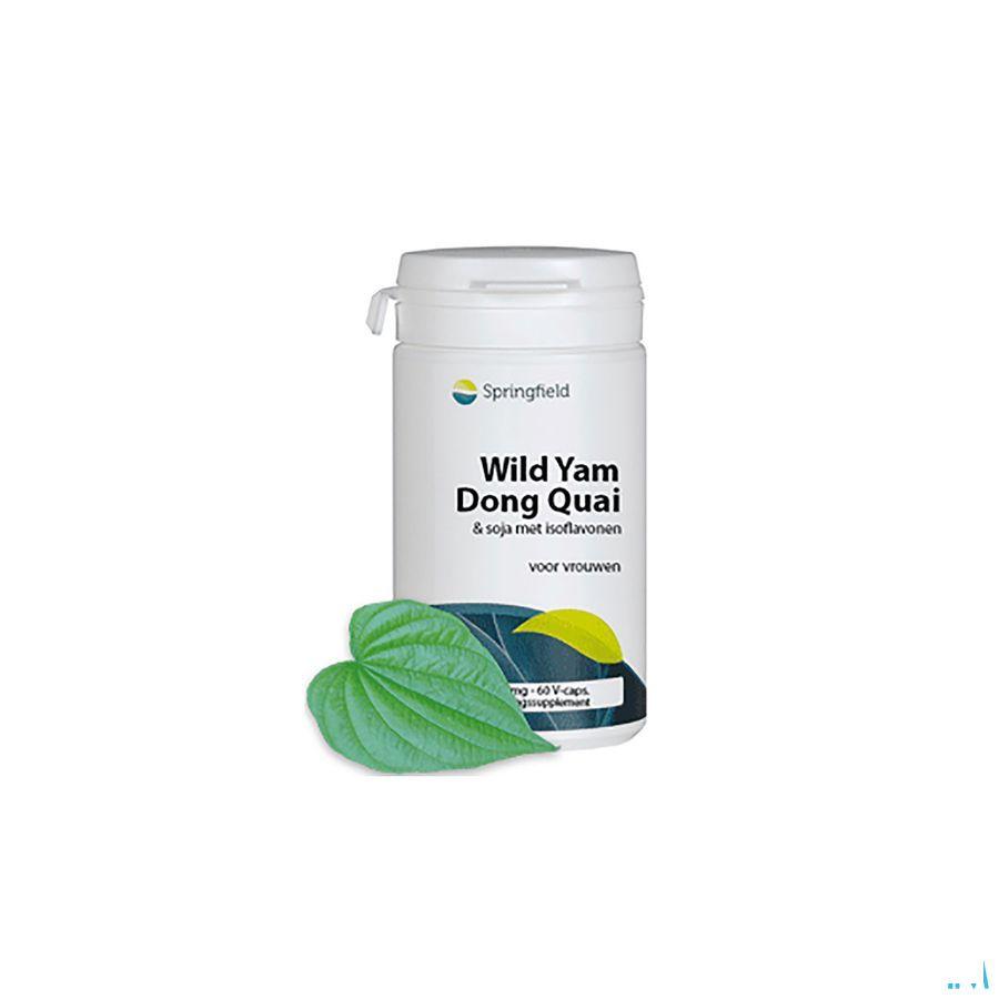 Wild Yam 200 mg Dong Q.200 mg Springfield V-Capsule 60  -  Springfield Nutraceuticals