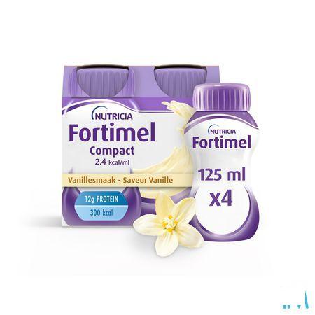 Fortimel Compact 2.4Kcal Vanille 4 x 125 ml