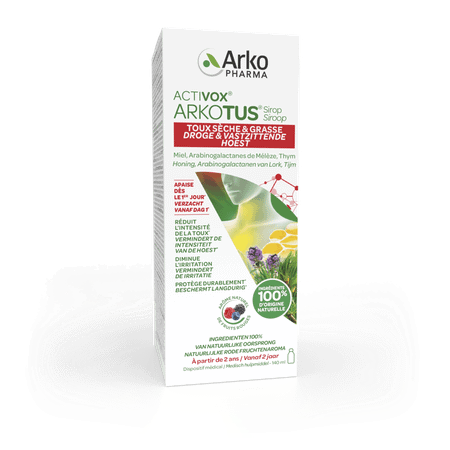Arkotus Siroop Droog Diep Zittende Hoest 140 ml