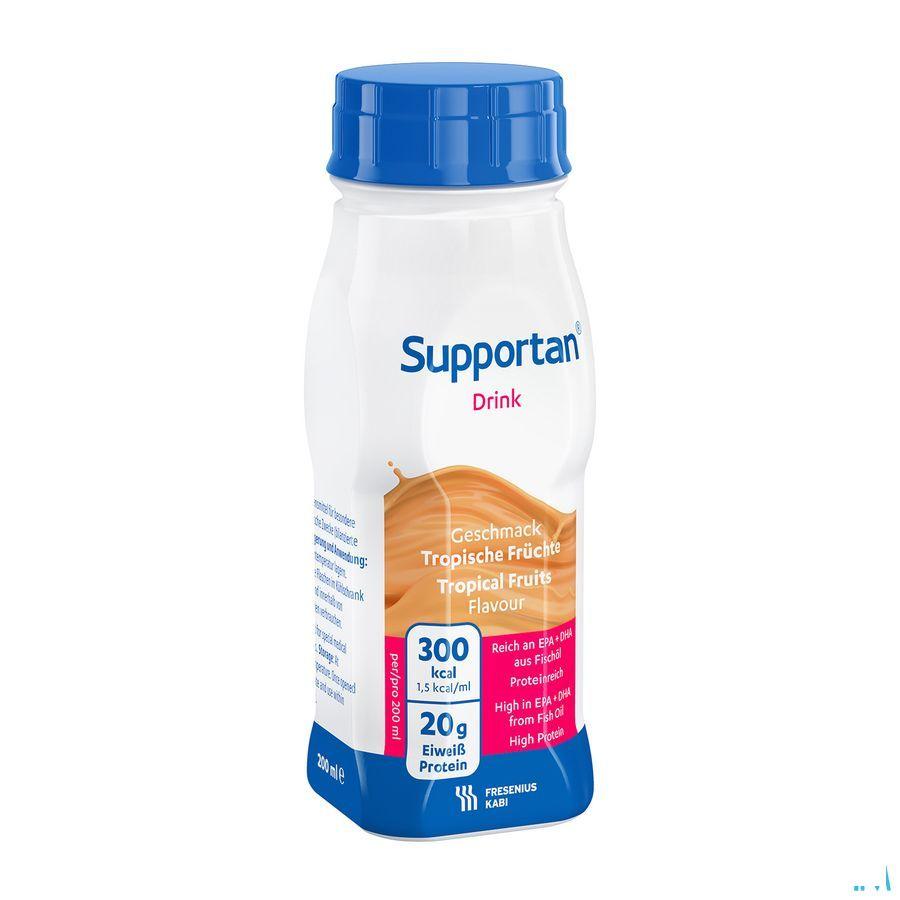 Supportan Fruits Tropicaux Flacon 4x200 ml 7019601  -  Fresenius