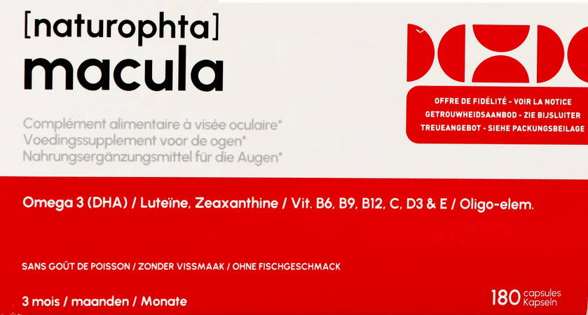 Naturophta Macula Capsule 180 -  Horus Pharma