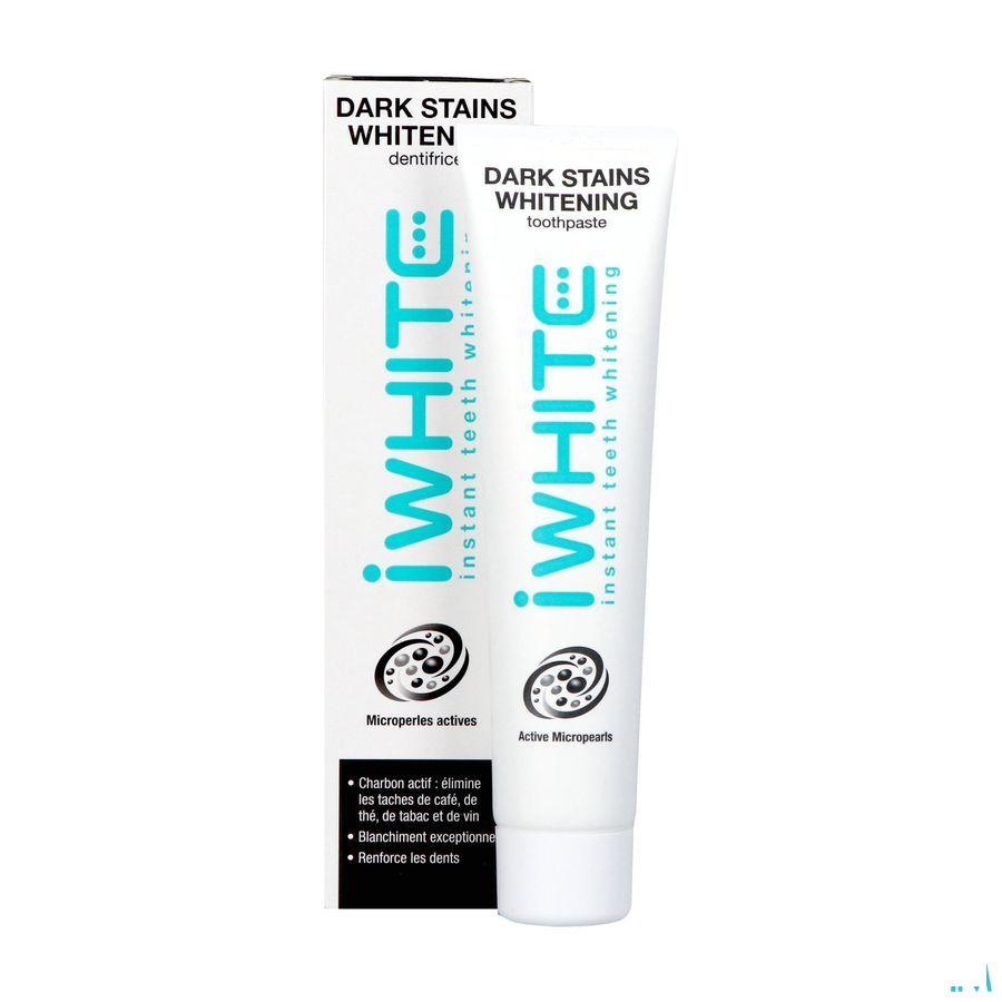 Iwhite Dark Stains Whitening Tandpasta Tube 75 ml