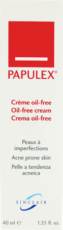 Papulex Creme Oil Free Acnehuid Tb40 ml Verv2356954