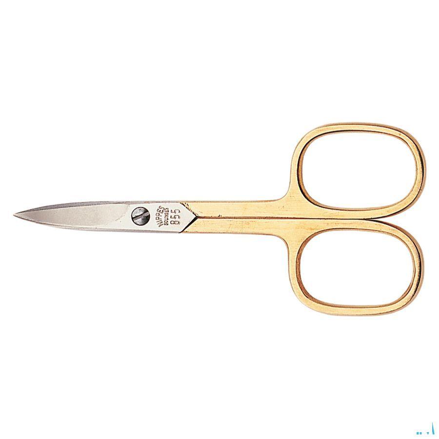 Nippes Ciseaux Ongles Dore N855  -  Bomedys