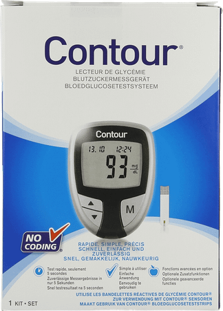 Ascensia Contour Bloedglucosemeter mg/dL 