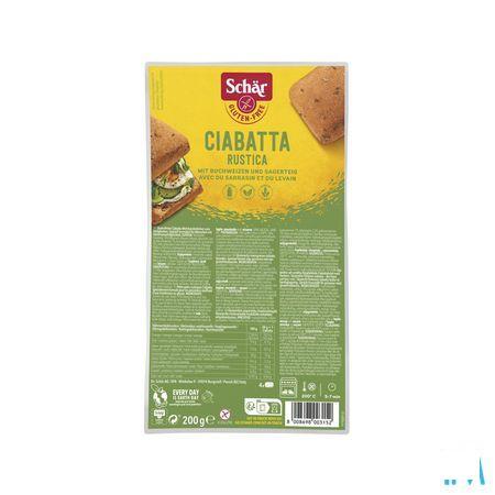 Schar Ciabatta Rustica Glutenvrij 200 gr 6616  -  Revogan