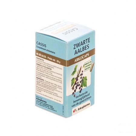 Arkocaps Zwarte Aalbes Plantaardig 45  -  Arkopharma
