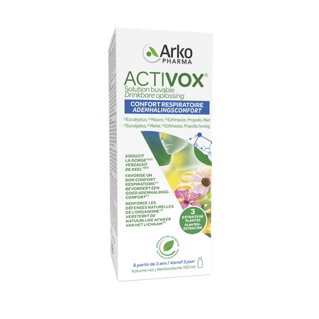 Activox Sirop Aux Herbes 150 ml  -  Arkopharma