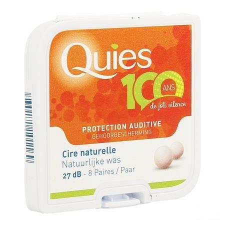 Quies Oordoppen Natuurlijke Was 8 Paar 104422  -  Quies