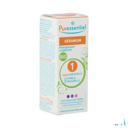 Puressentiel Eo Geranium Bio Expert Essentiele Olie 5 ml  -  Puressentiel